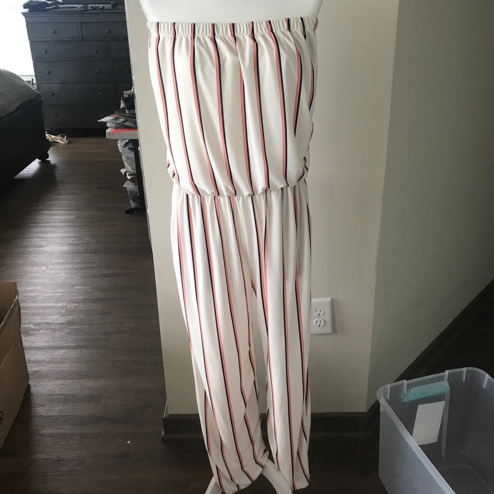 Strapless jumpsuit